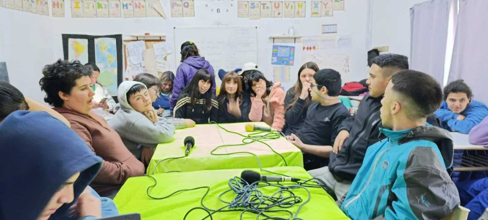 Taller Municipal de Radio - Actividad en el aula
